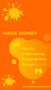make money blogging with google