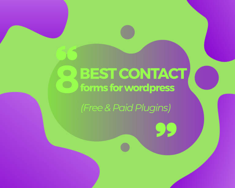 Best contact forms for wordpress