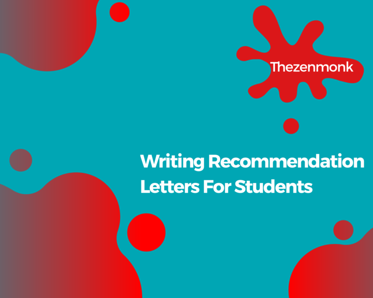 Writing Recommendation Letter For Students