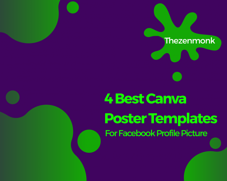 canva poster templates for facebook profile picture
