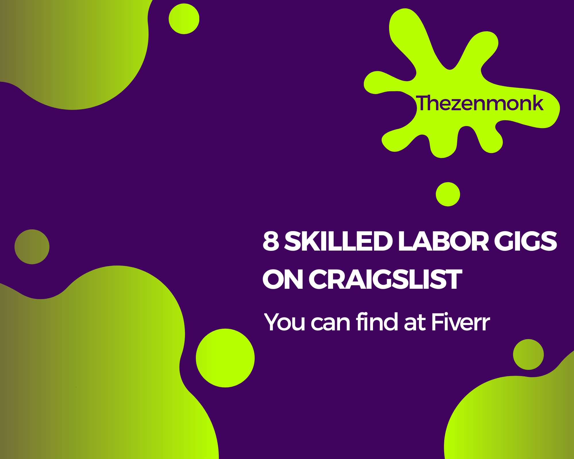 8 Skilled Labor Gigs On Craigslist You Can Find at Fiverr ...