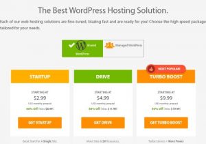 A2hosting wordpress hosting pricing plans - start and run a wordpress blog