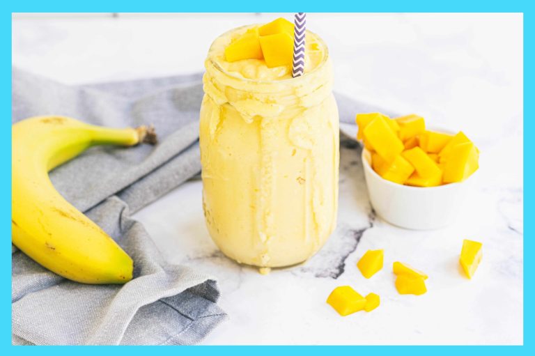 Energize Your Day with This Mango Kefir Smoothie for a Healthy Hemoglobin Boost