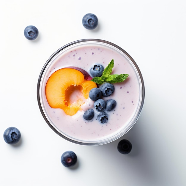 Feeling Drained Throughout the Day? Boost Your Energy and Hemoglobin Count with This Delicious Blueberry Peach Smoothie