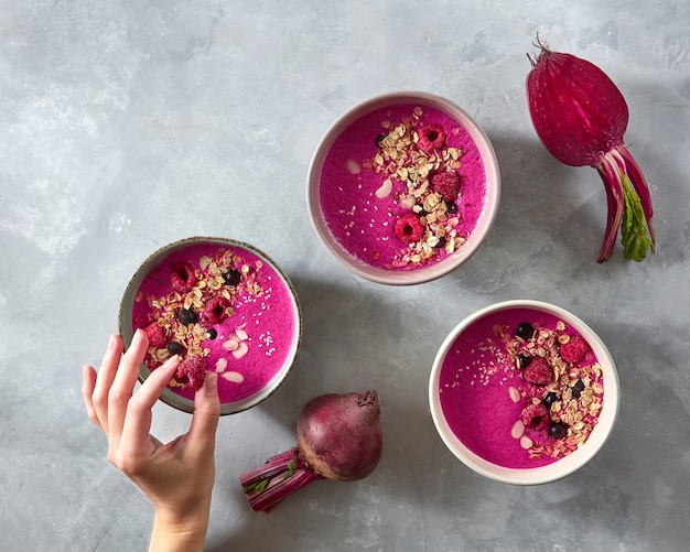 Beat the Midday Slump: This Creamy Raspberry Beet Smoothie Naturally Boosts Your Energy and Hemoglobin Count