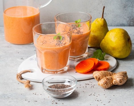 carrot pear ginger juice recipe
