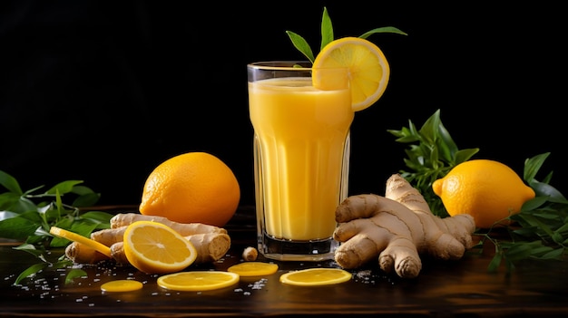 orange lemon ginger juice recipe