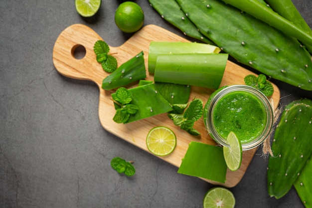 Aloe vera celery ginger juice