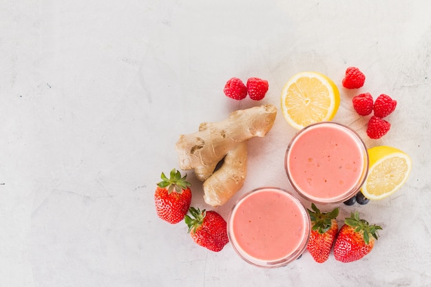 strawberry ginger juice recipe
