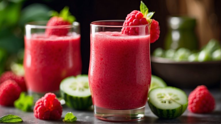 cucumber raspberry juice recipe