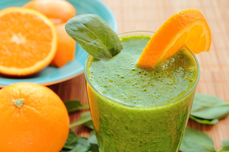 aloe orange spinach juice