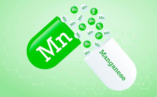 A bottle of high-quality best manganese supplements placed on a wooden surface, highlighting its key ingredients and benefits.